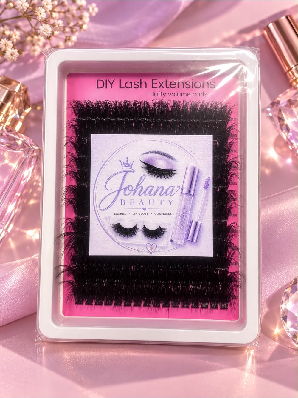 DIY Lash Extensions - Black Fluffy Volume